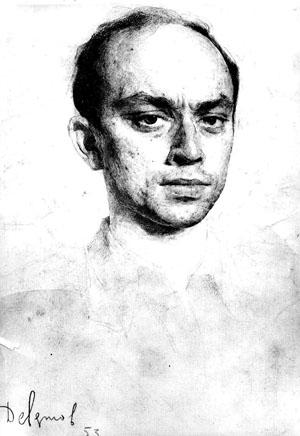 Портрет Л. С. Клейна работы М. М. Девятова (1953) («Троицкий вариант» №23, 2019)