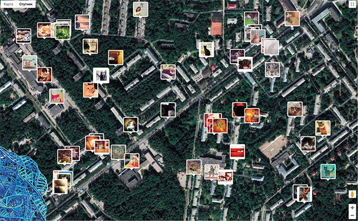 Карта на сайте iknowwhereyourcatlives.com («Наука из первых рук» №4(84), 2019)