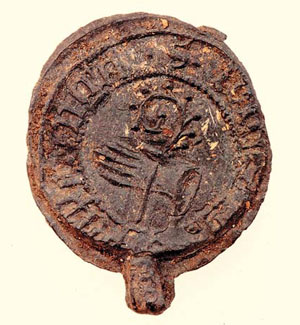 Свинцовая печать для рулона сукна из г. Попперинге («Природа» №3, 2019)