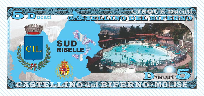 Рис. 4. Кастеллино-дель-Биферно, 5 дукатов, оборотная сторона («Троицкий вариант» №10, 2020)