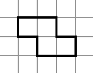 Z-тетрамино в клетчатом квадрате («Квантик» №1, 2020)