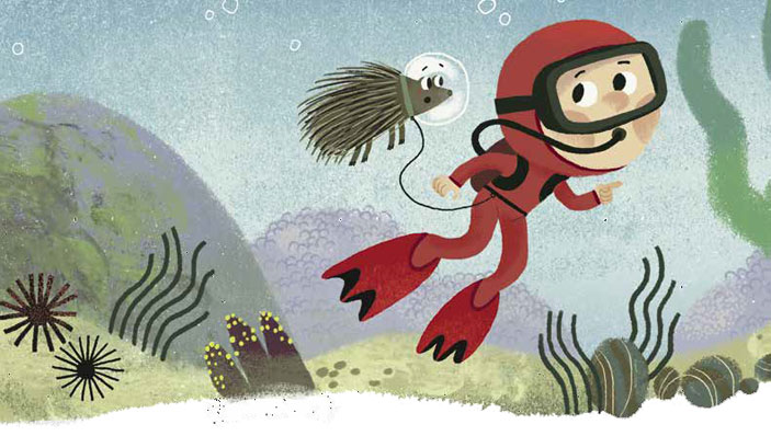 Рисунок Екатерины Ладатко («Квантик» №2, 2020)