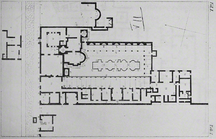 План Поместья Юлия Феликса в Помпеях, выполненный Карлом Вебером («Троицкий вариант» №15, 2020)