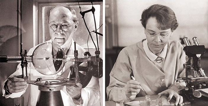 Герман Мюллер и Барбара Мак-Клинток («Наука из первых рук» № 1(77), 2018)