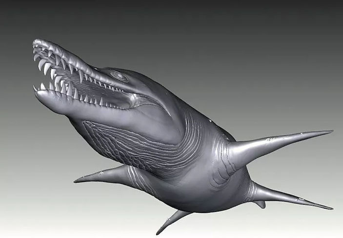 3D-модель плиозавра («Популярная механика» №9, 2020)