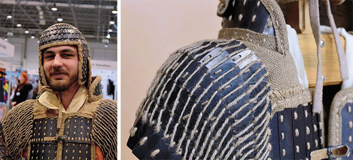 Ламеллярный шлем хунну напоминает «чепчик» из стальных пластин («Наука из первых рук» № 2/3 (78), 2018)