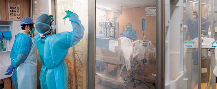 Больные COVID-19 в клинике Барселоны («Наука из первых рук» № 3(88), 2020)