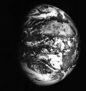 Первый советский космический снимок Земли, полученный 21 сентября 1968 г. («Природа» №2, 2020)