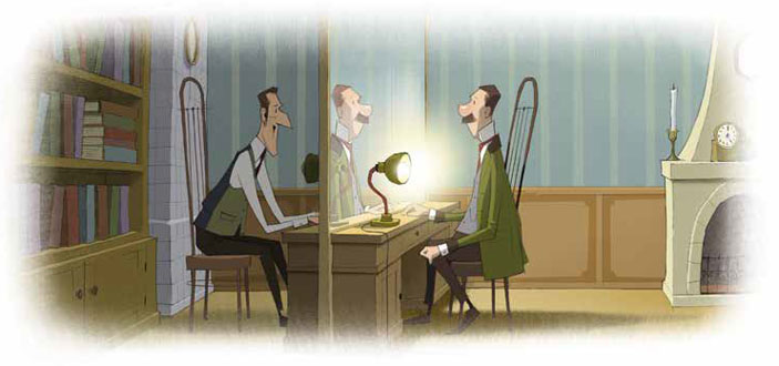 Рисунок Алексея Вайнера («Квантик» №7, 2020)