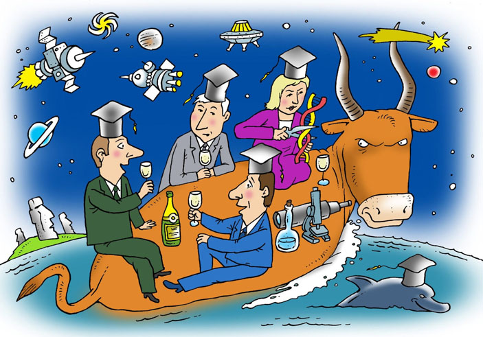 Рис. М. Смагина («Троицкий вариант» №25, 2020)