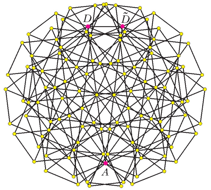 Рис. 11. Граф G, в свою очередь, состоит из двух экземпляров графа X («Квант» №11, 2018)