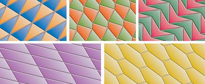 Копиями любого треугольника и любого четырехугольника (даже невыпуклого) можно замостить плоскость («Квант» №1, 2019)