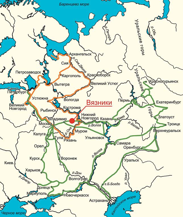 Маршруты экспедиции Р. И. Мурчисона по России («Природа» №10, 2020)
