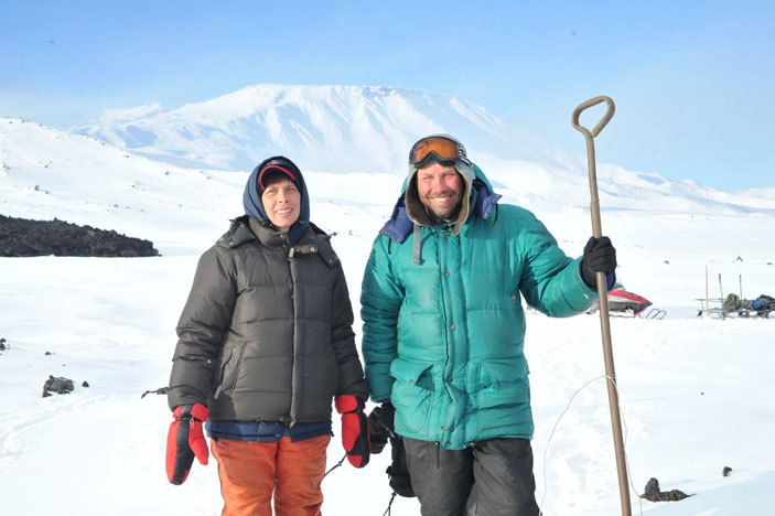 С женой Мариной («Троицкий вариант» №13, 2021)