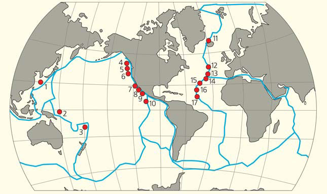 Места опробования бария в океане («Природа» №11, 2020)
