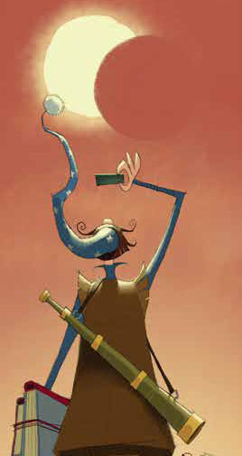 Рисунок Алексея Вайнера («Квантик» №5, 2021)