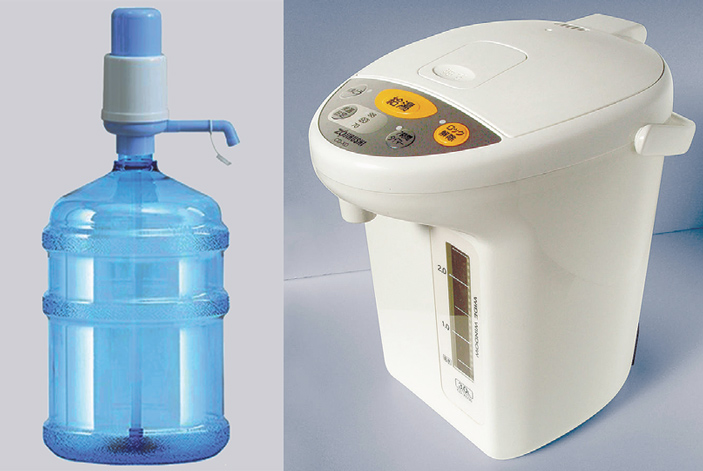 Рис 1 и 2. Помпа и термопот