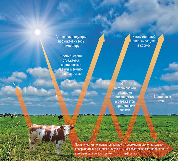 На верхнюю границу земной атмосферы поступает около 1,5 кВт солнечной энергии, причем около трети отражается обратно в космос