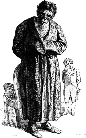 Рисунок знаменитого карикатуриста Гранвиля, изображающий Сент-Илера в виде обезьяны. 1842 («Химия и жизнь» №4, 2022)