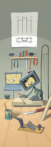 Изобретая логарифмическую линейку