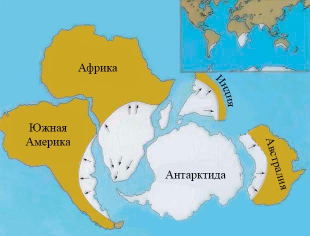 Следы движения древних ледников