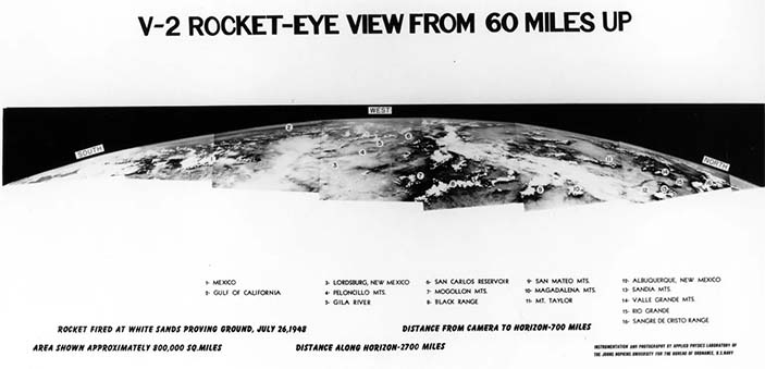 Снимки с ракеты Фау-2