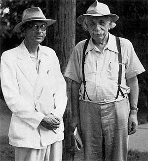 Альберт Эйнштейн (справа) и Курт Гёдель