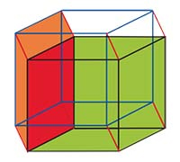 Четырёхмерный кубик: развёртка 4