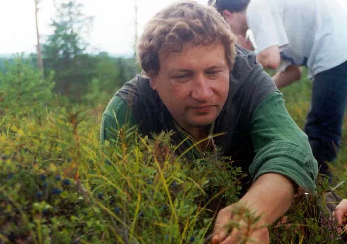 Алексей Шипунов на полевой экскурсии на Белом море