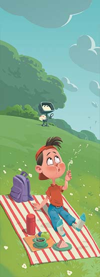 Что это беленькое там чернеется?