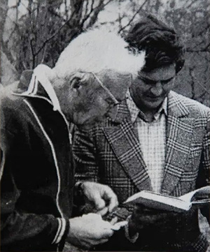 Андрей Колмогоров со своим учеником Владимиром Тихомировым