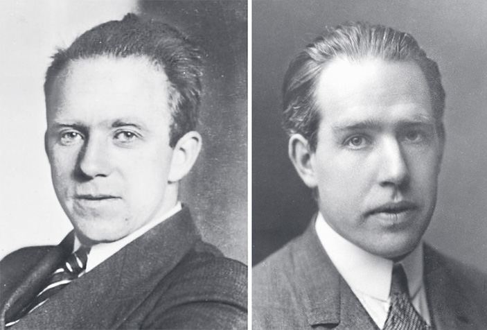 Вернер Гейзенберг и Нильс Бор