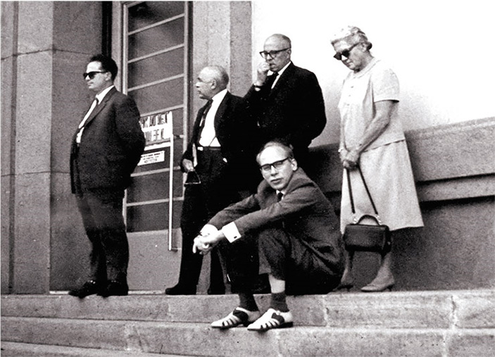 Академик В. В. Воеводский на Международном симпозиуме по свободным радикалам в Падуе (Италия)