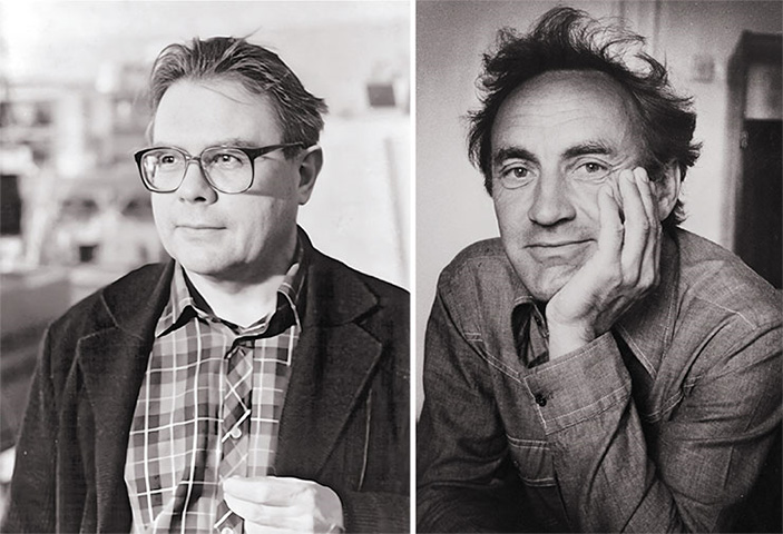 Академик Ю. Д. Цветков и академик Ю. Н. Молин