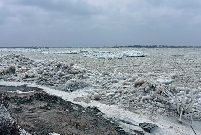 Ледоход у с. Иннокентьевки