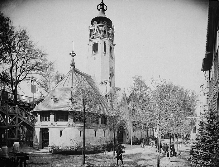 Павильон Финляндии на Всемирной выставке 1900 г. в Париже