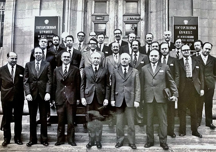 Участники комиссии по подготовке Договора об ограничении подземных испытаний ядерного оружия