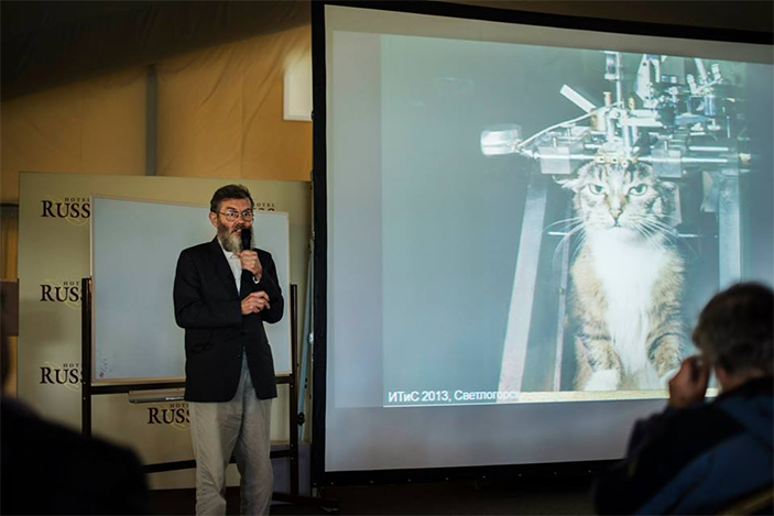 Иван Пигарёв и его кошка