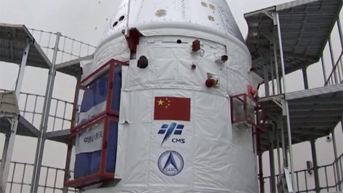 Тестовый экземпляр нового пилотируемого корабля, испытанного в мае 2020 года