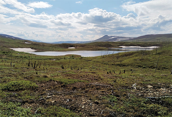 Самая высокая точка Норильских гор