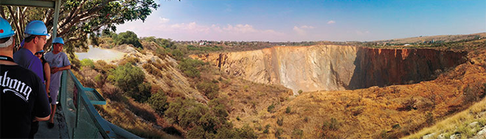 В этой кимберлитовой трубке в январе 1905 г. был найден Куллинан