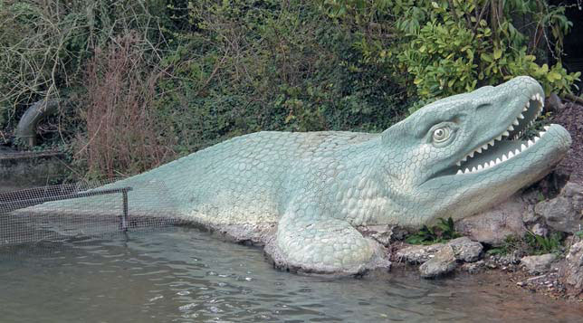 Скульптурная реконструкция мозазавра