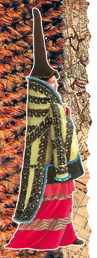 Женский костюм из Второго Пазырыкского кургана