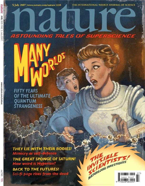 Обложка Nature от 5 июля 2007