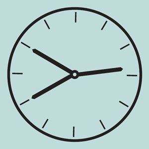 Часы с одинаковыми стрелками