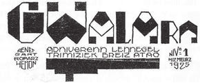Бретонский литературный журнал «Гваларн» («Северо-Запад») выходил с 1925 по 1944 год