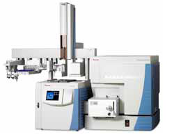 Газовый хроматограф в сочетании с тройным квадрупольным масс-анализатором (производитель THERMO)