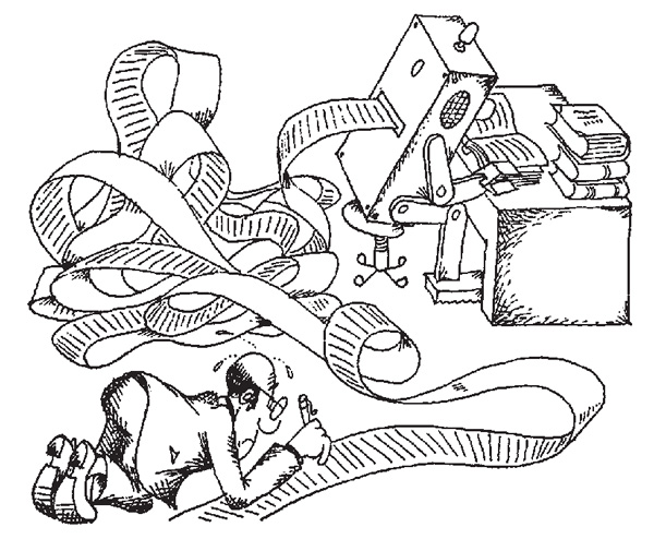 Эта шуточная картинка недалека от реальности: раньше приходилось (да иногда и сейчас приходится) вручную проверять результаты, полученные компьютерной программой. Поэтому все же, главное — творческий подход