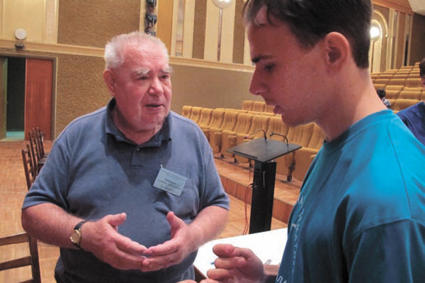 А. А. Кириллов в Летней школе «Современная математика». Июль 2012 г.