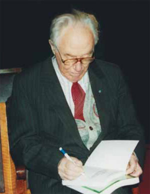 1997 год. Академик Н.Н.Моисеев — главный редактор журнала «Экология и жизнь». Фото: «Экология и жизнь»